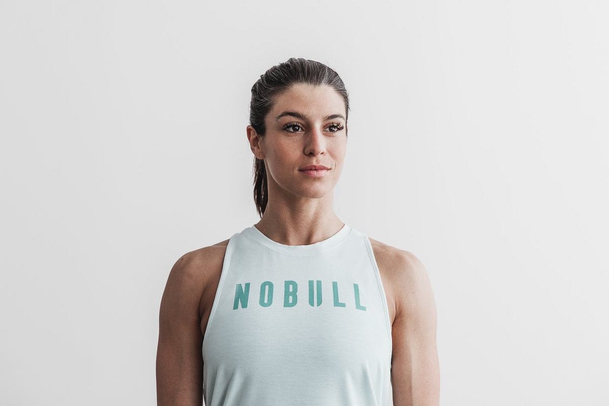 Debardeur Nobull High-Neck Tank Seasonal Colors Femme Vert | VY4781592