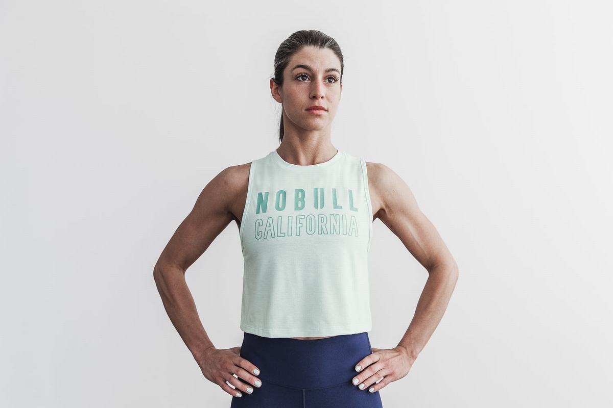 Debardeur Nobull Muscle California Tank Femme Vert | GP6943218