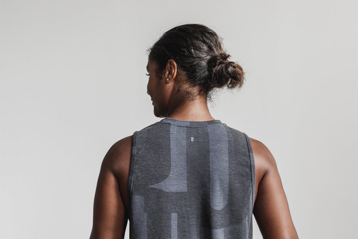 Debardeur Nobull Muscle Davidsdottir Tank Femme Grise | HS9381742
