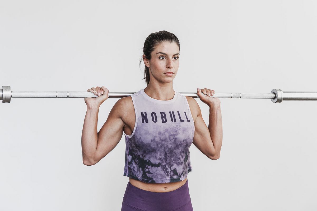 Debardeur Nobull Muscle Dip-Dye Tank Femme Violette | QD8571630