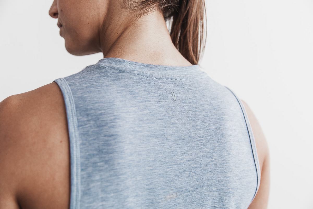 Debardeur Nobull Muscle Tank Femme Bleu | RG8163047