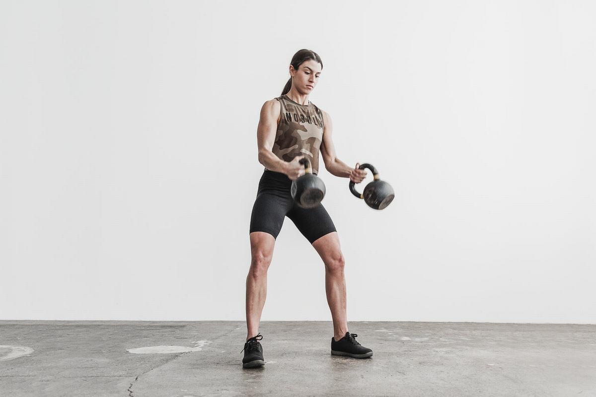 Debardeur Nobull Muscle Tank Femme Camouflage Foncé | SU6813905