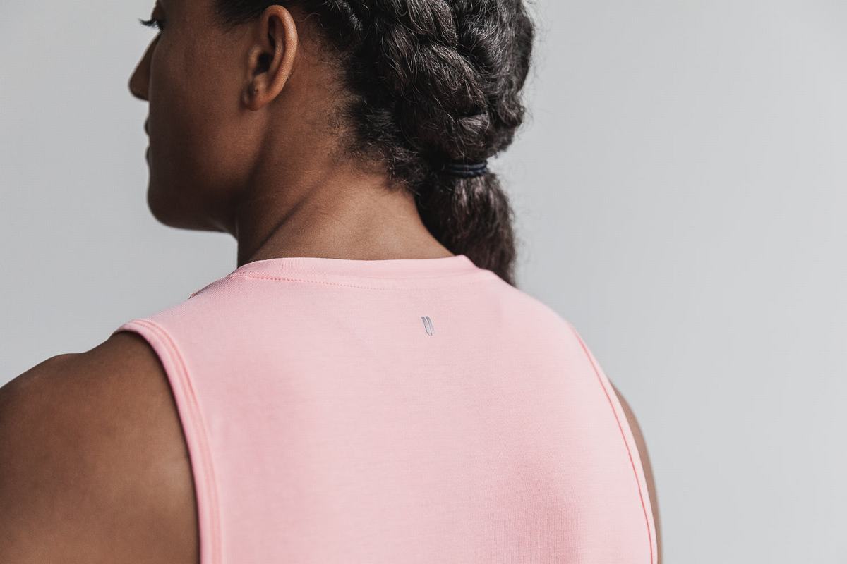 Debardeur Nobull Muscle Tank Femme Corail Clair | LX1698735