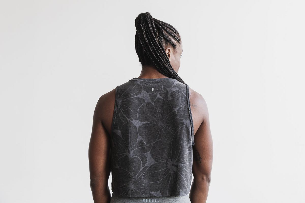 Debardeur Nobull Muscle Tank Femme Grise | FQ6073481
