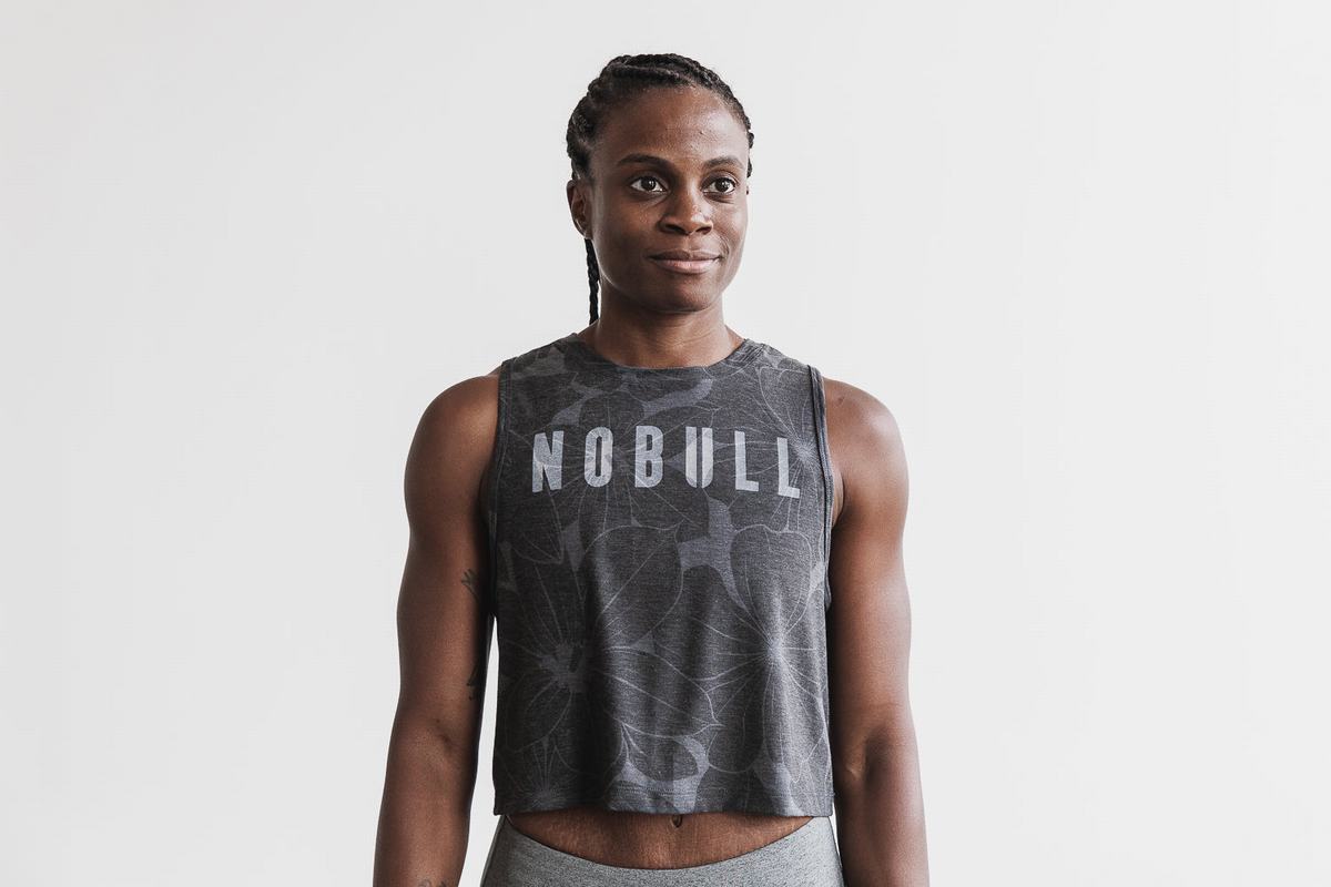 Debardeur Nobull Muscle Tank Femme Grise | FQ6073481