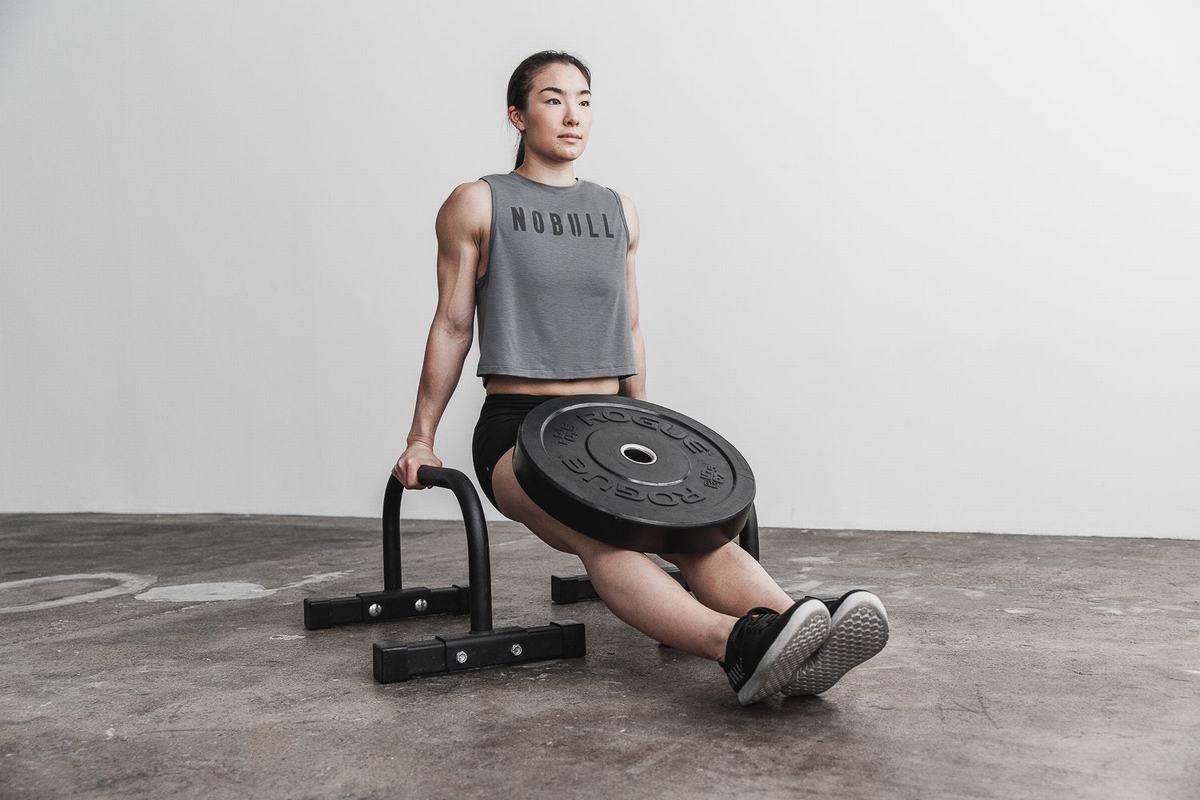 Debardeur Nobull Muscle Tank Femme Grise Foncé | NQ7045819