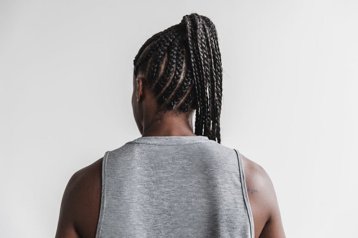Debardeur Nobull Muscle Tank Femme Grise | XO3674058
