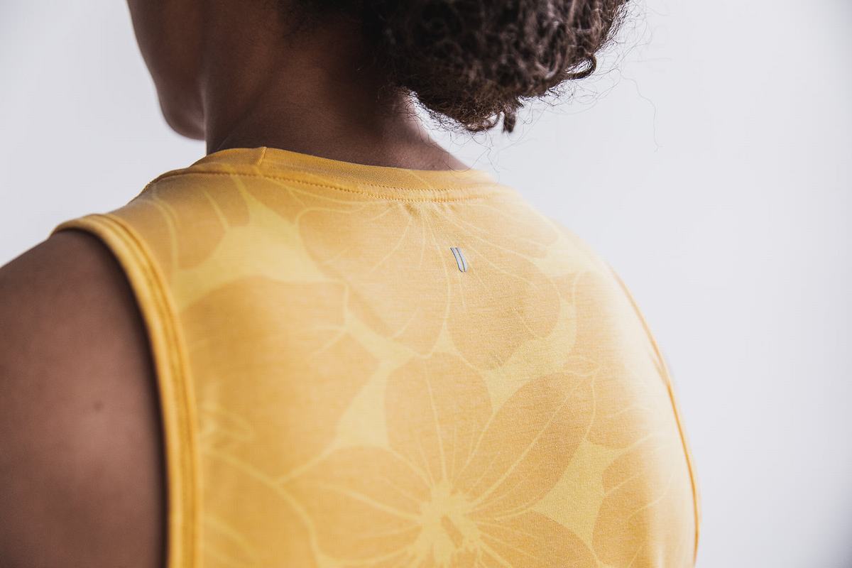 Debardeur Nobull Muscle Tank Femme Jaune | ZJ4289071