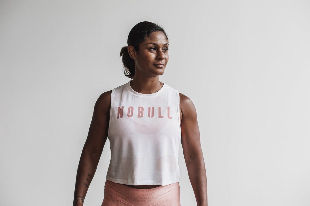 Debardeur Nobull Muscle Tank Femme Rose | GL9628071