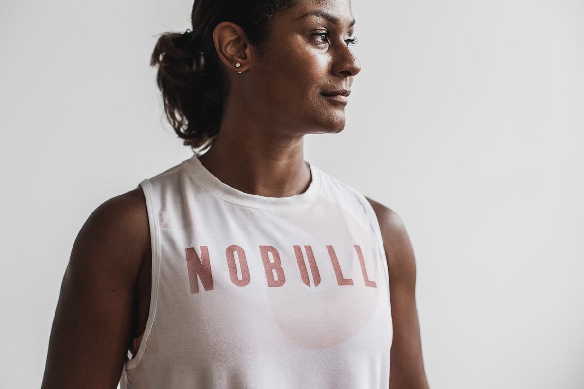 Debardeur Nobull Muscle Tank Femme Rose | GL9628071
