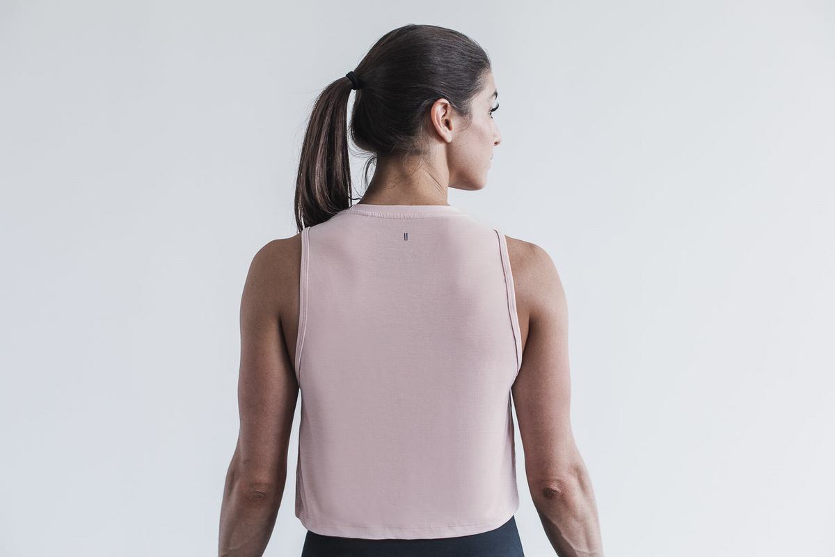 Debardeur Nobull Muscle Tank Femme Rose | PX7831452