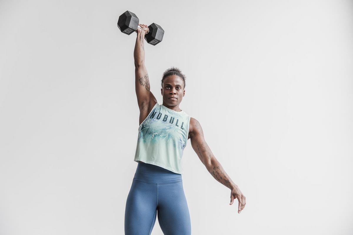 Debardeur Nobull Muscle Tank Femme Vert | IB2394107