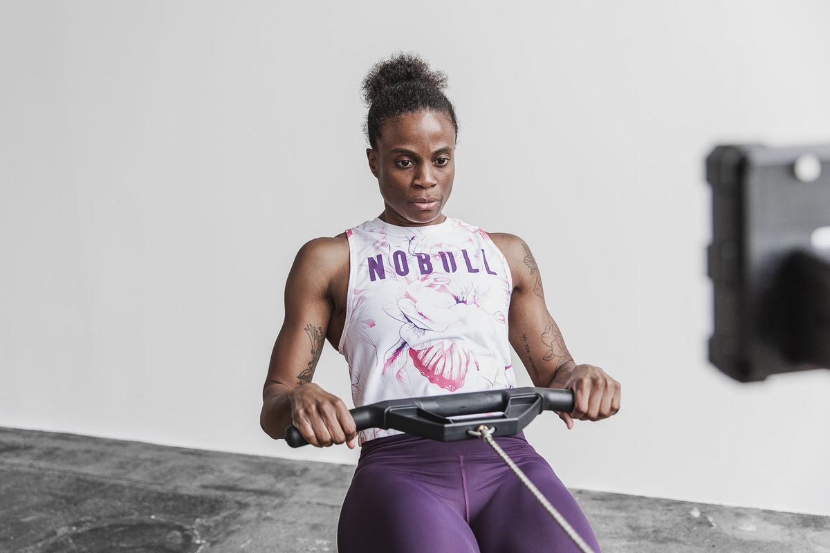Debardeur Nobull Muscle Tank Femme Violette | BE8745623
