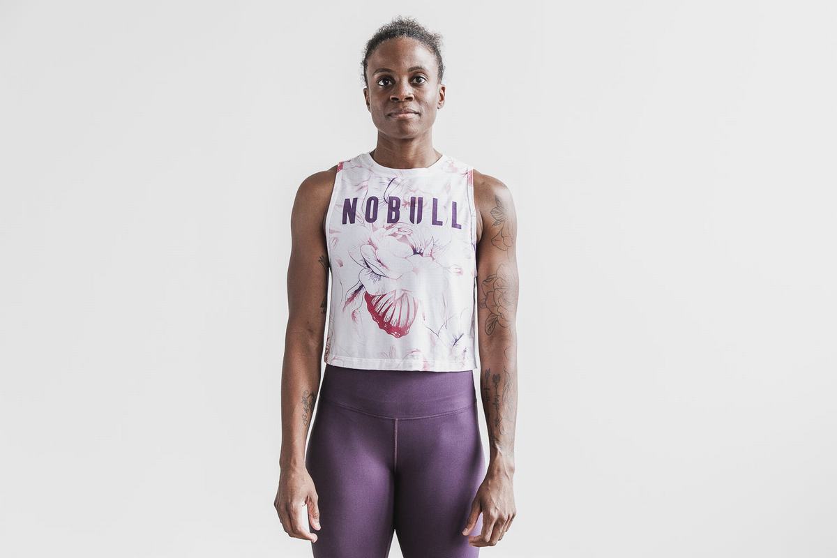 Debardeur Nobull Muscle Tank Femme Violette | BE8745623