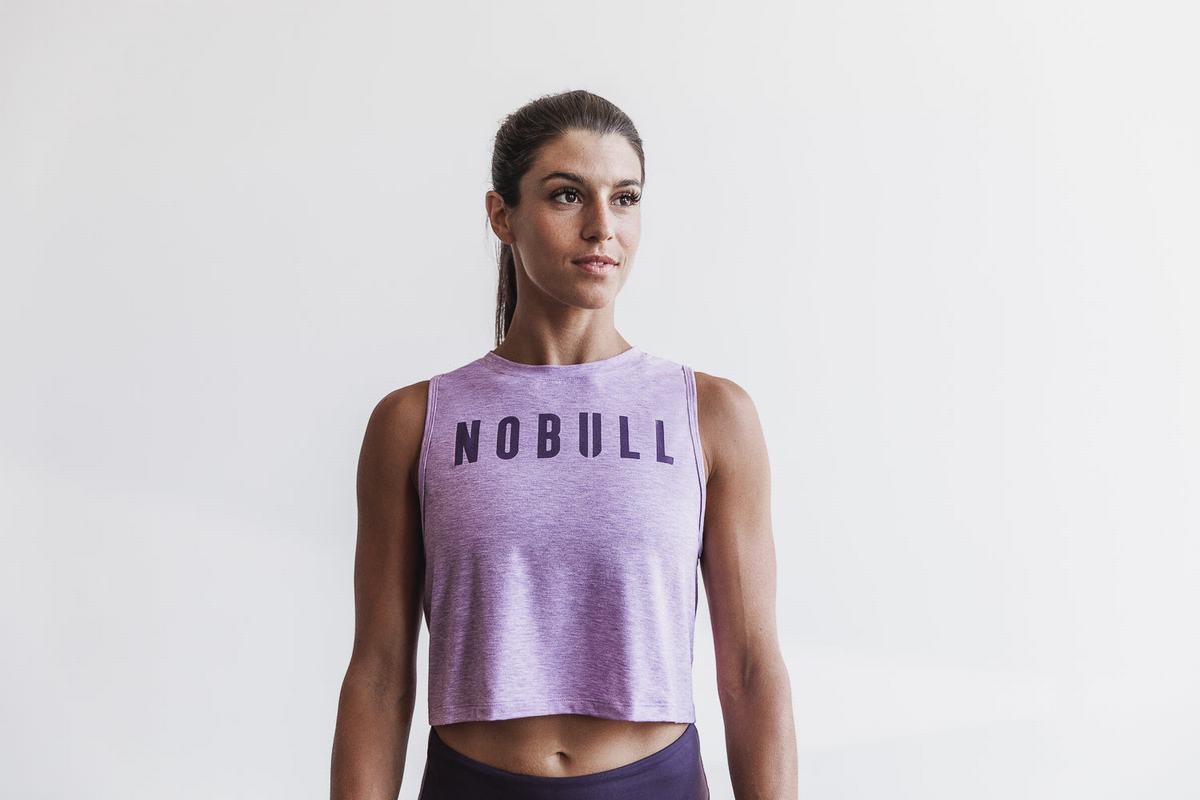 Debardeur Nobull Muscle Tank Femme Violette | BG7930458