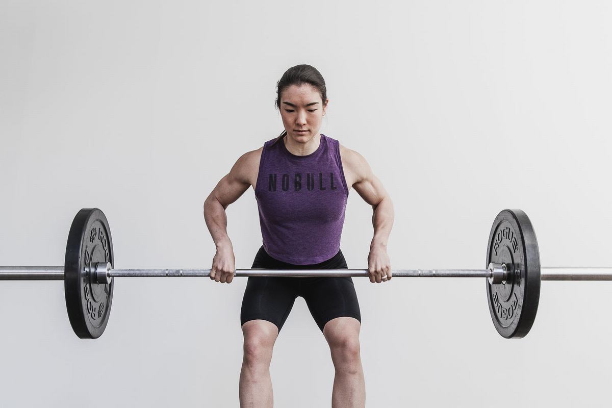 Debardeur Nobull Muscle Tank Femme Violette | KV3078495