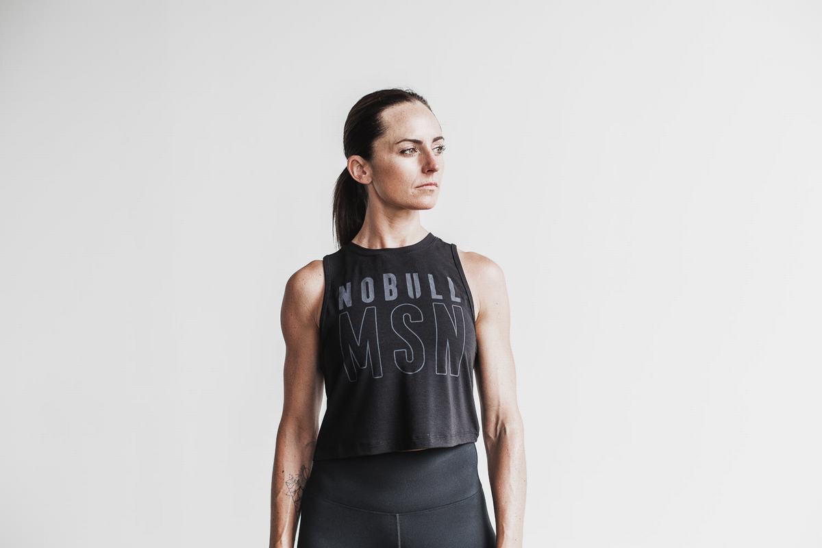 Debardeur Nobull Muscle Tank (Madison) Femme Noir | JG2168937