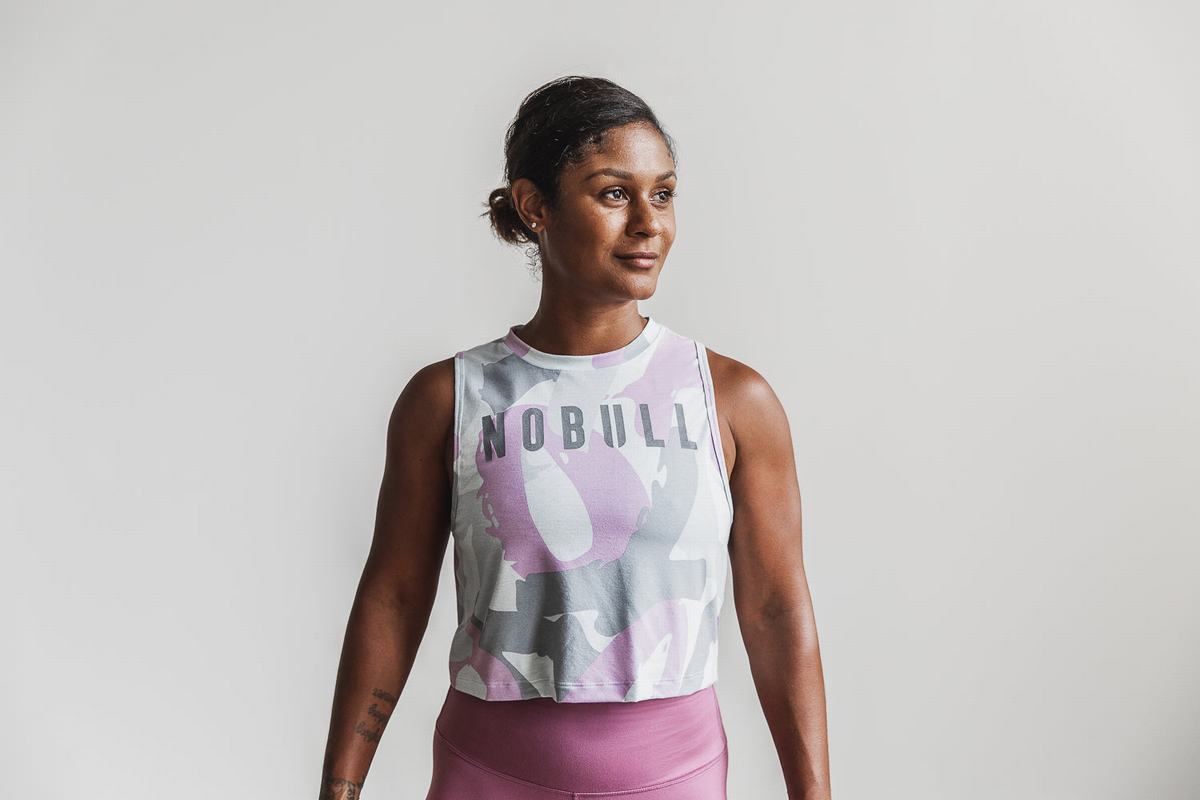 Debardeur Nobull Muscle Toomey Tank Femme Violette | YK3518974