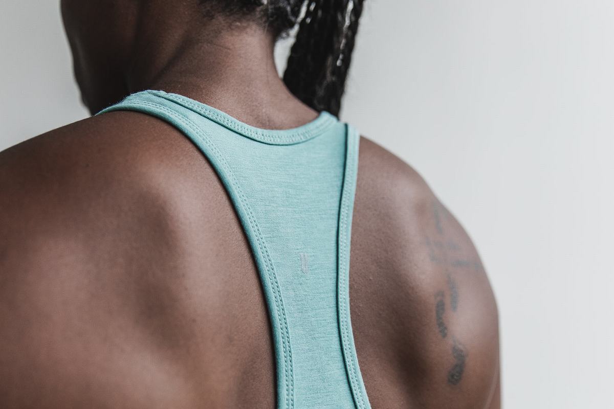 Debardeur Nobull Racerback Tank Femme Bleu | KZ2875930