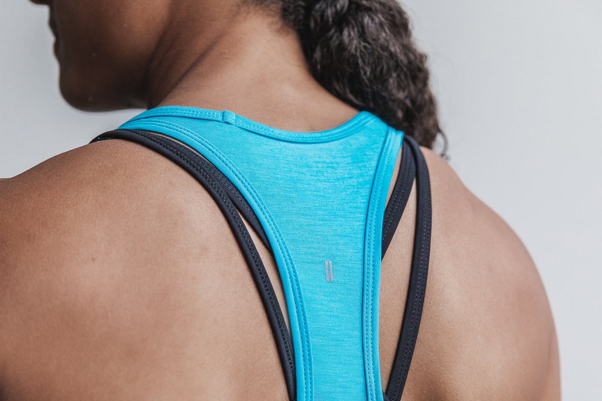 Debardeur Nobull Racerback Tank Neon Femme Bleu | WZ7560342