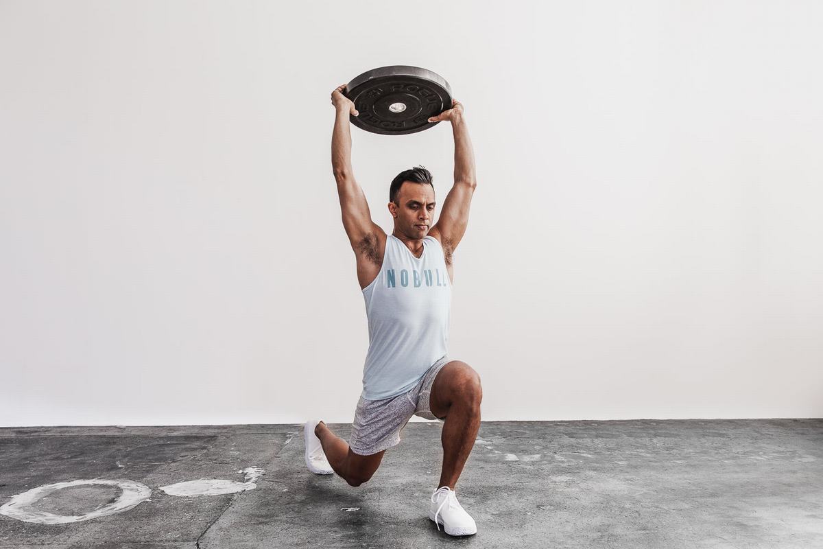 Debardeur Nobull Tank Homme Bleu | RV1643087