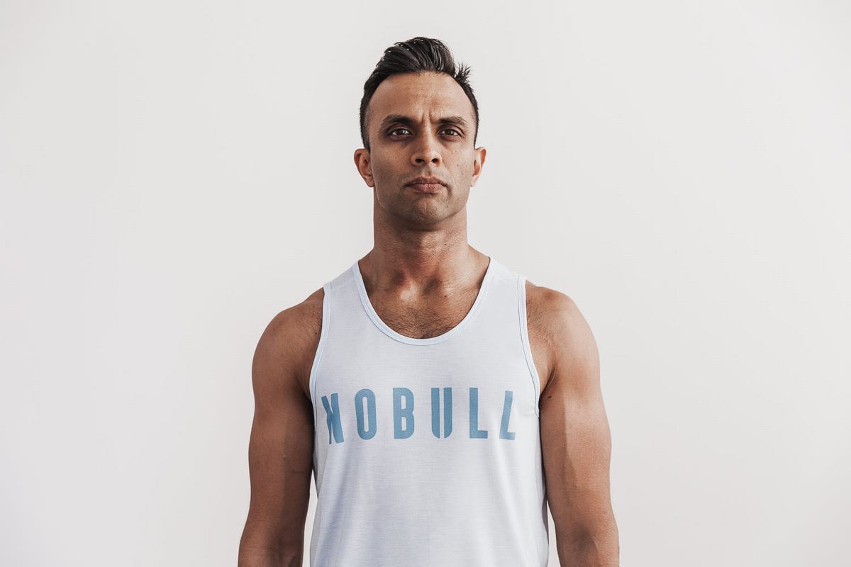 Debardeur Nobull Tank Homme Bleu | RV1643087