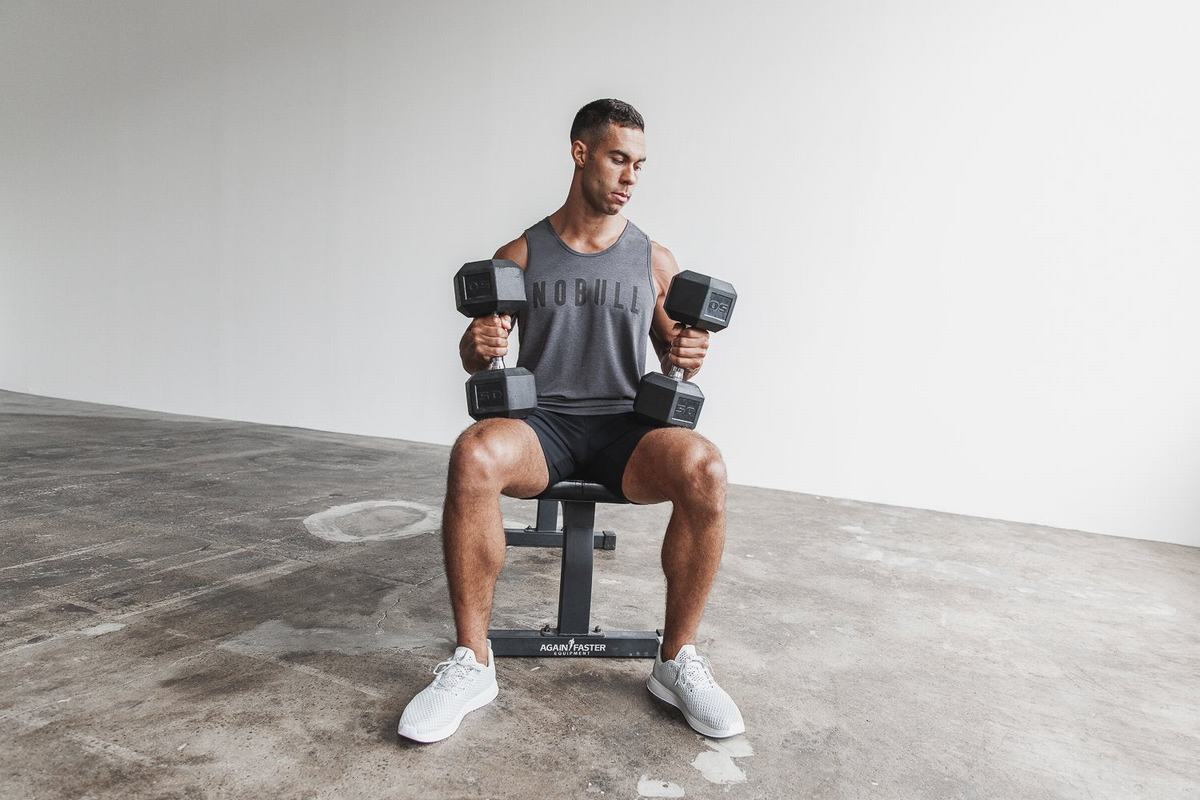 Debardeur Nobull Tank Homme Grise Foncé | OK7645923