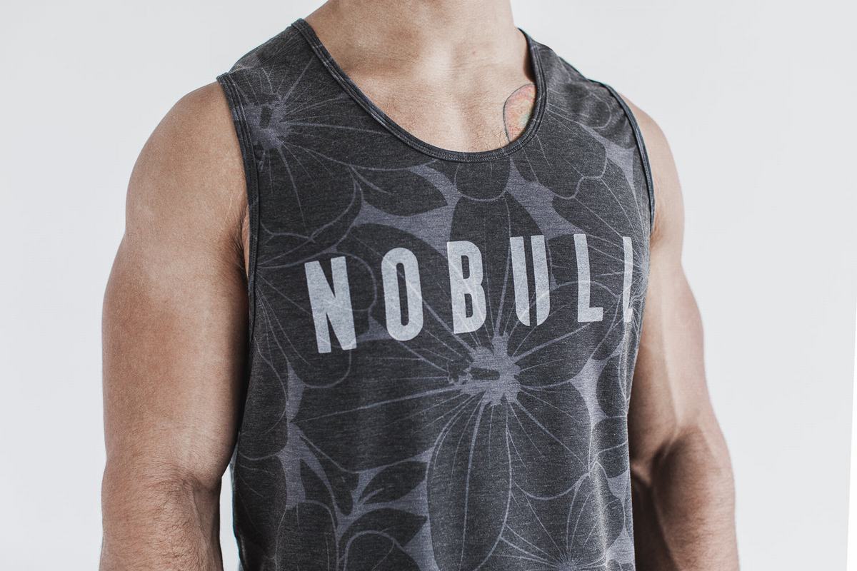 Debardeur Nobull Tank Homme Grise | IK8240519