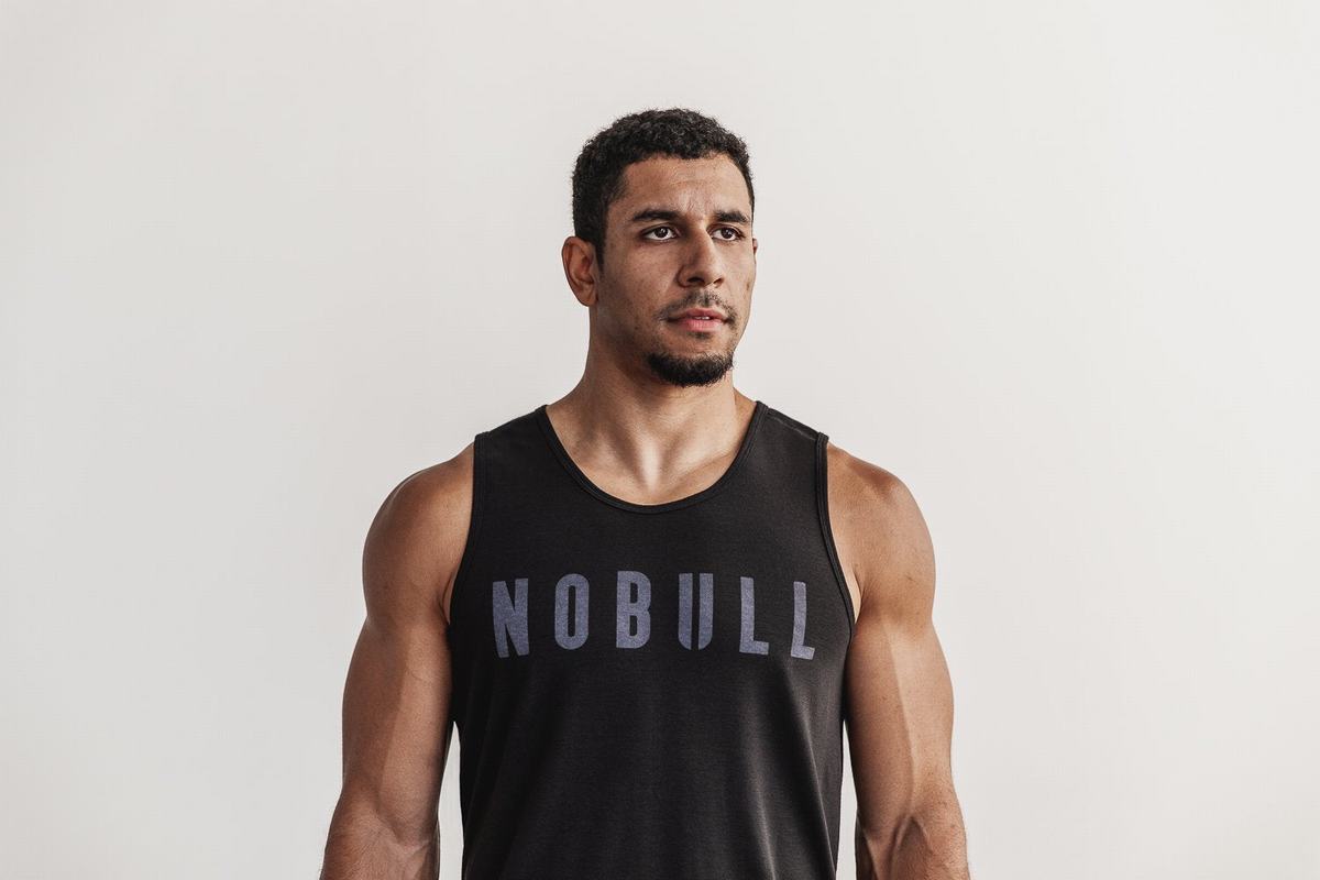 Debardeur Nobull Tank Homme Noir | TX5207613