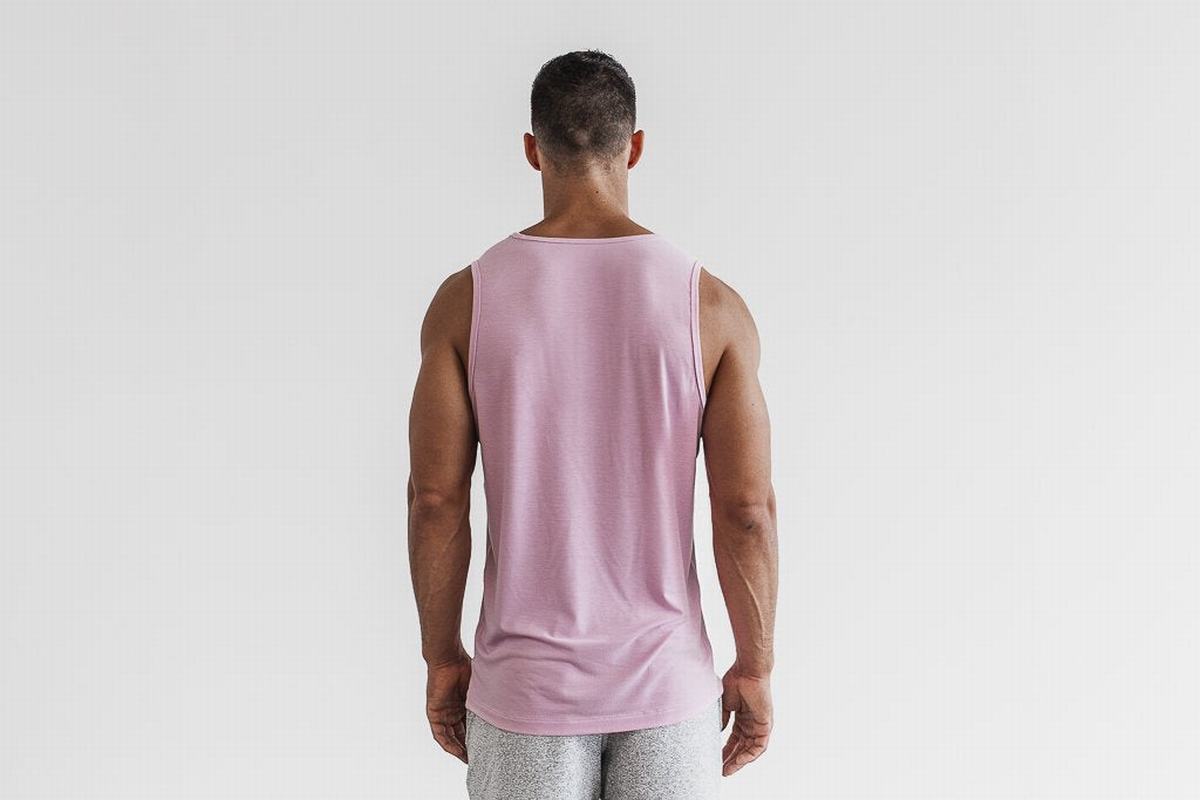 Debardeur Nobull Tank Homme Rose | DB4861395