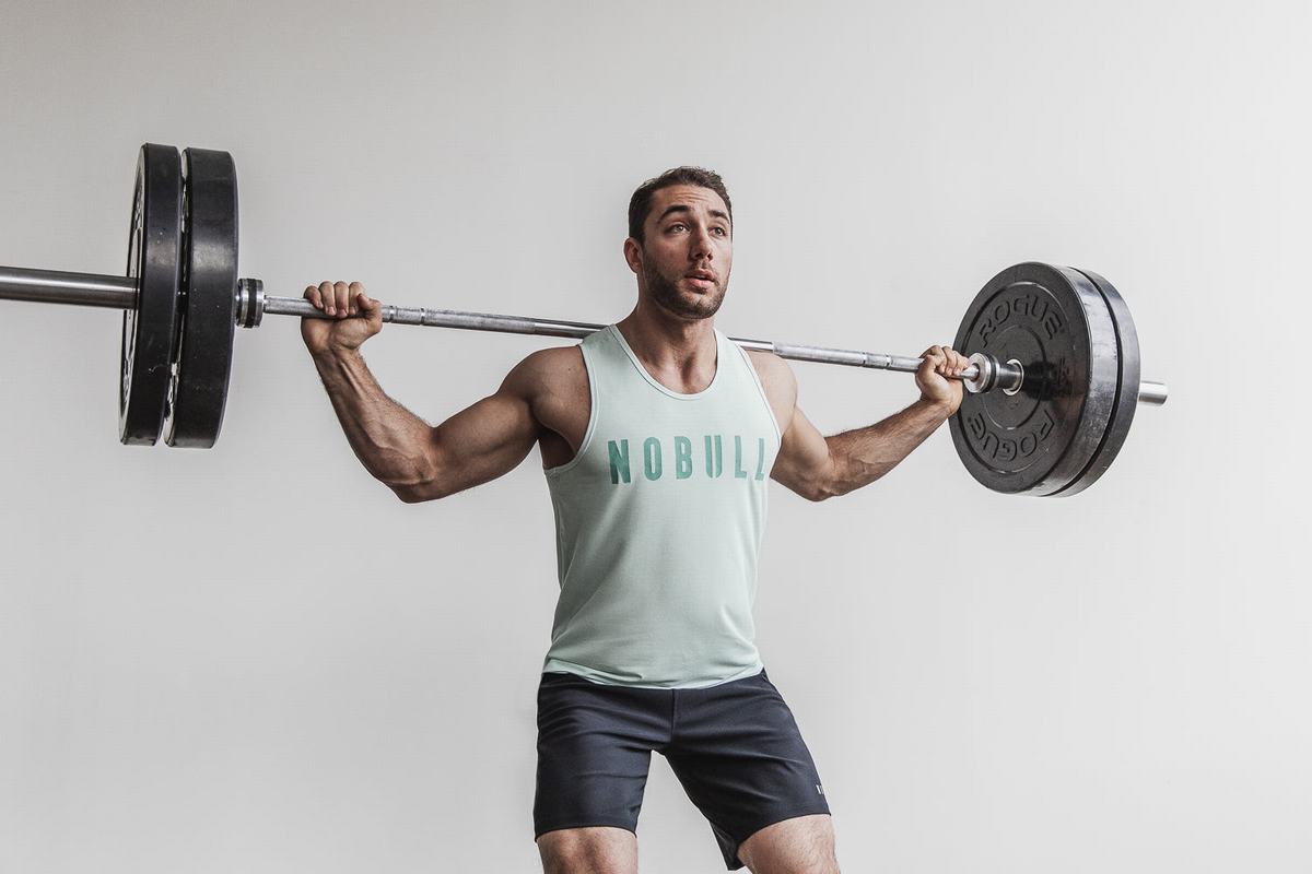 Debardeur Nobull Tank Homme Vert | PW0234719