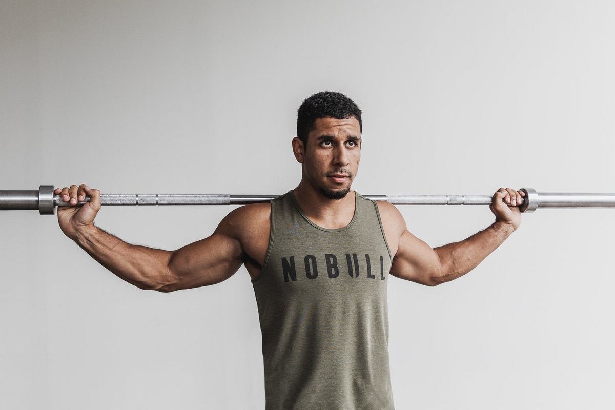 Debardeur Nobull Tank Homme Vert | PW8367214