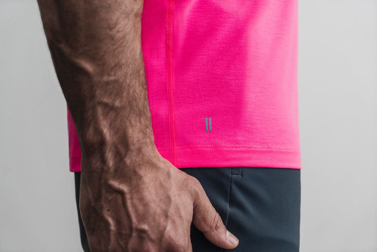 Debardeur Nobull Tank Neon Homme Rose | AZ6975140