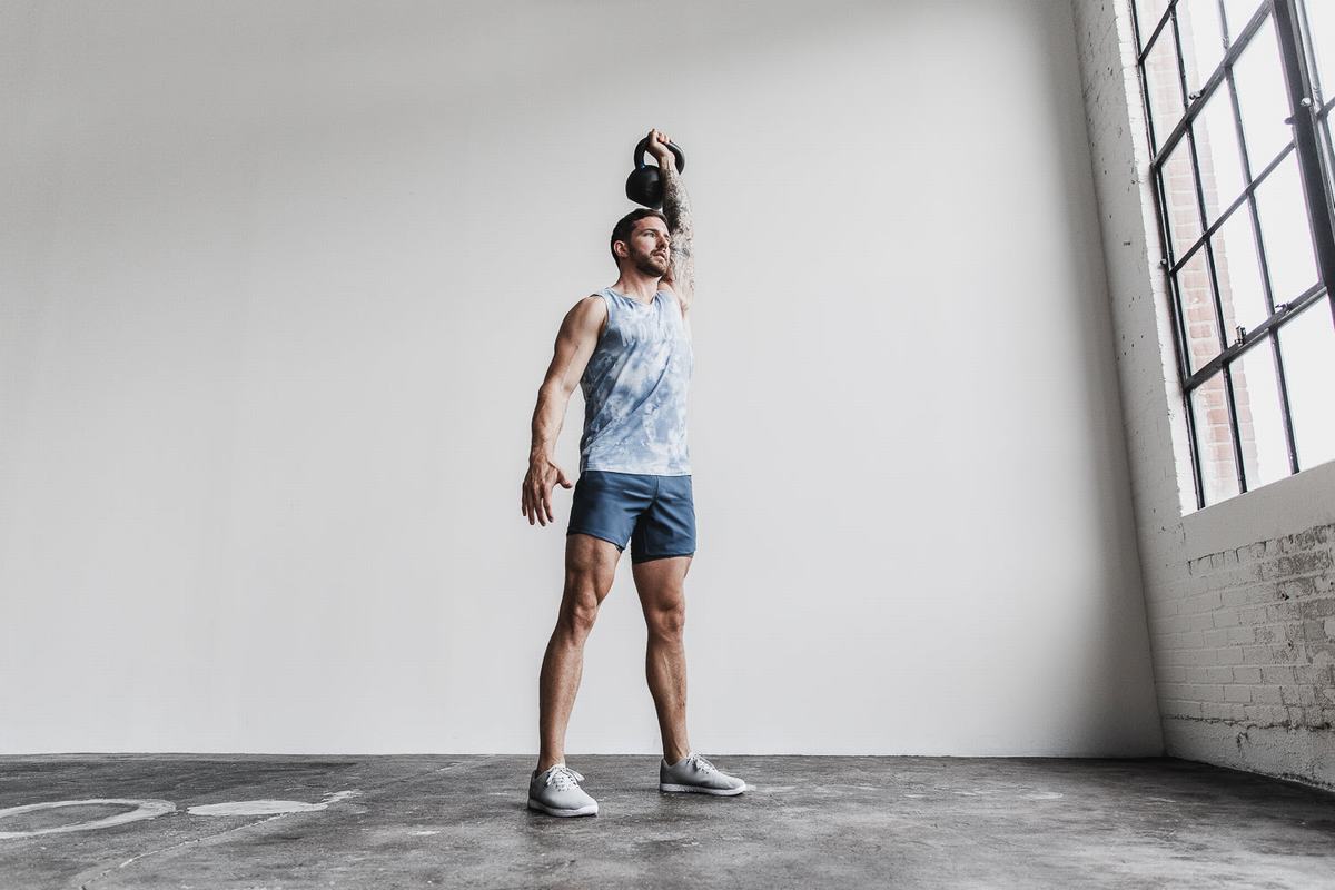 Debardeur Nobull Tank Tie-Dye Homme Bleu | IZ2840935