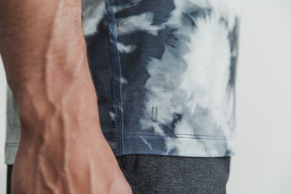 Debardeur Nobull Tank Tie-Dye Homme Bleu Bleu | JR0876259