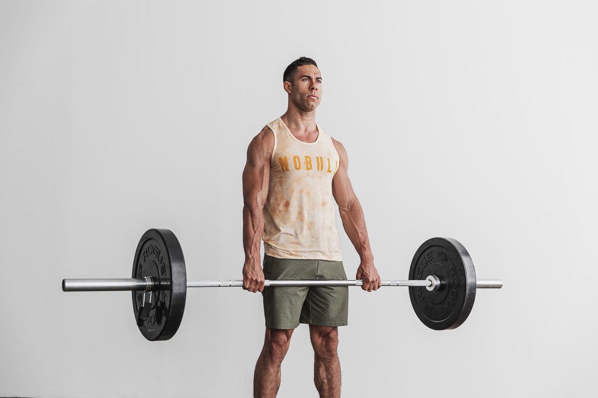 Debardeur Nobull Tank Tie-Dye Homme Jaune | WA8240369
