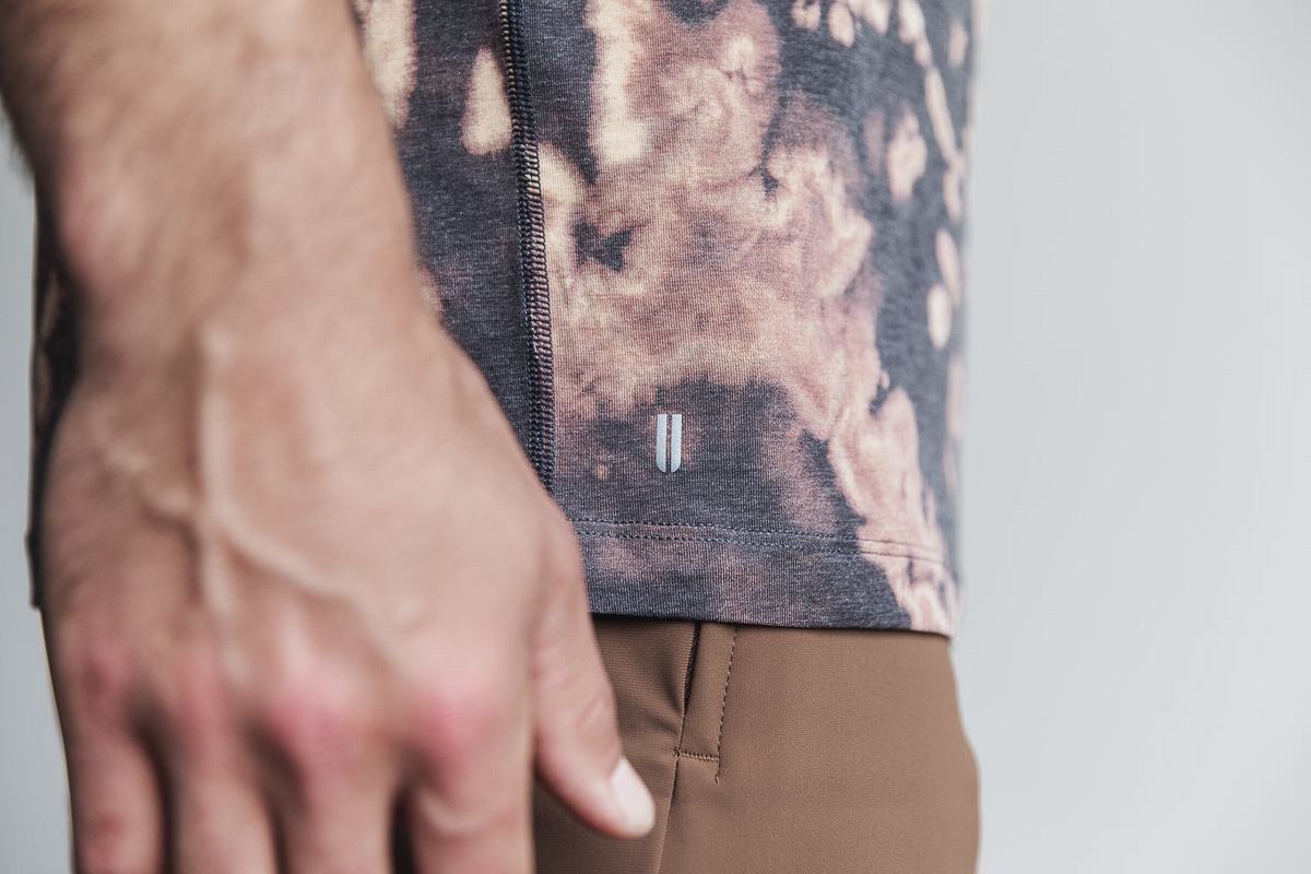 Debardeur Nobull Tank Tie-Dye Homme Marron Noir | VX8043567