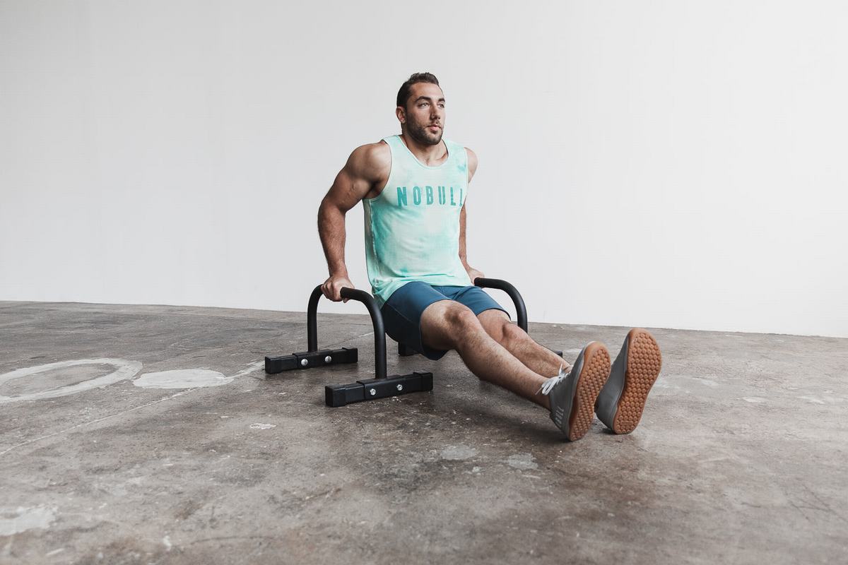 Debardeur Nobull Tank Tie-Dye Homme Turquoise Clair | MO3907168