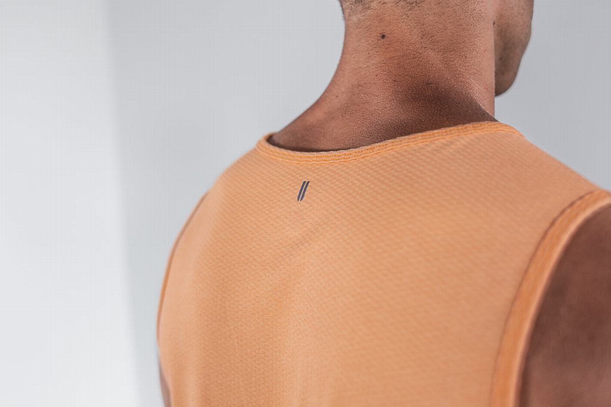 Debardeur Nobull Textured Tank Homme Jaune | KE3714692