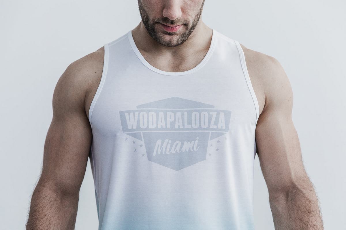 Debardeur Nobull Wodapalooza Dip-Dye Tank Homme Bleu | MW1752830