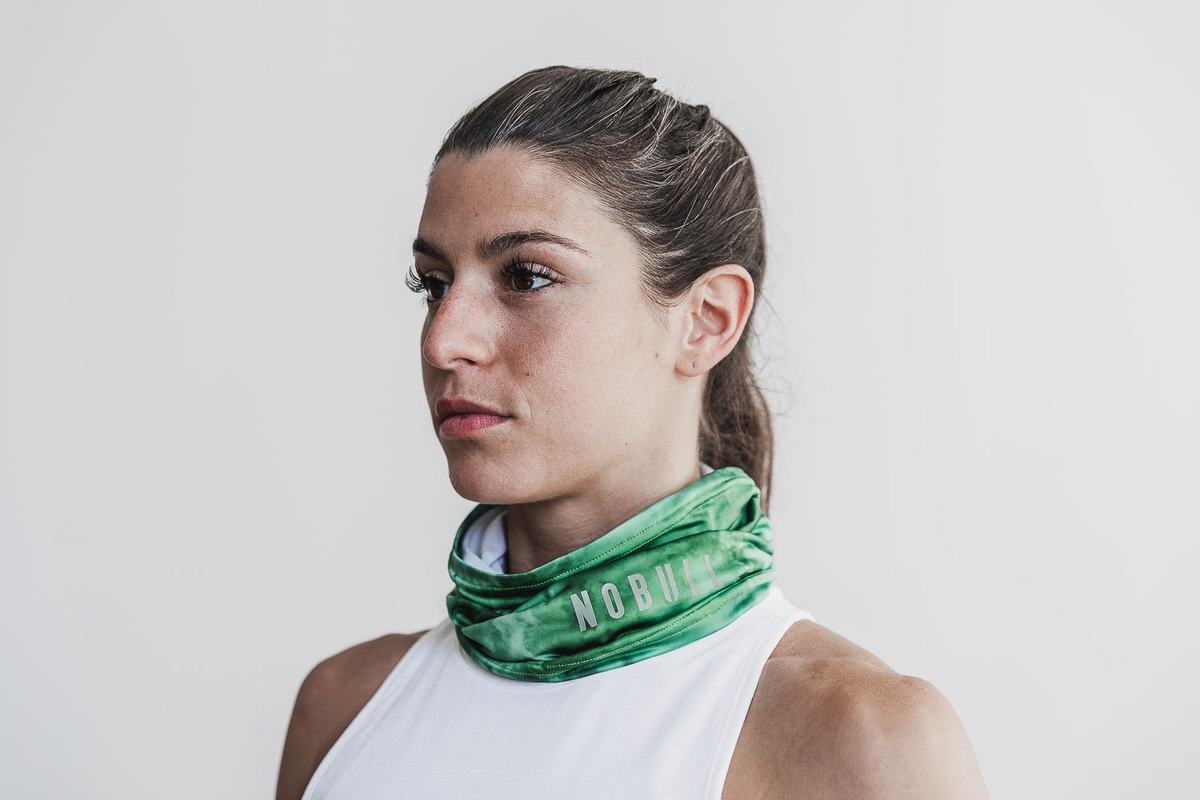 Echarpes Nobull Gaiter Tie-Dye Homme Vert | DZ9438625