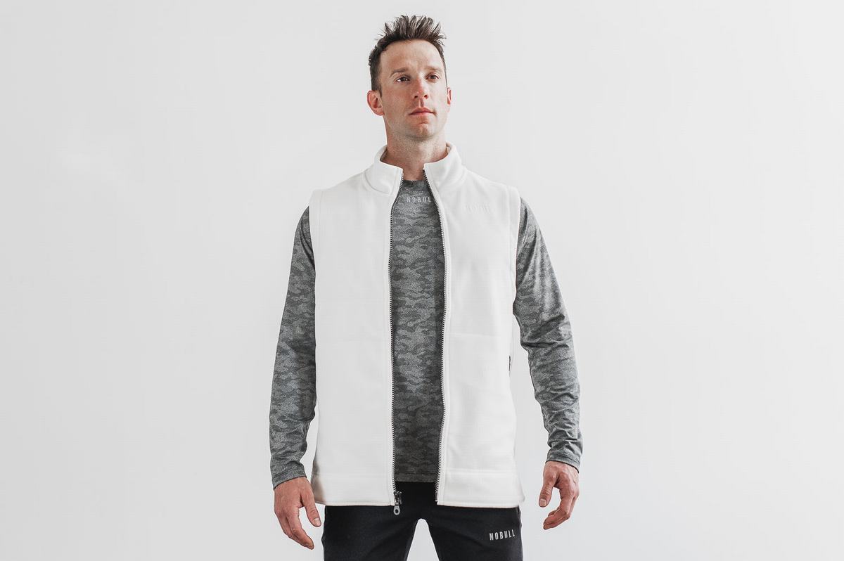 Gilet Nobull Arctic Homme Blanche | XD1306297
