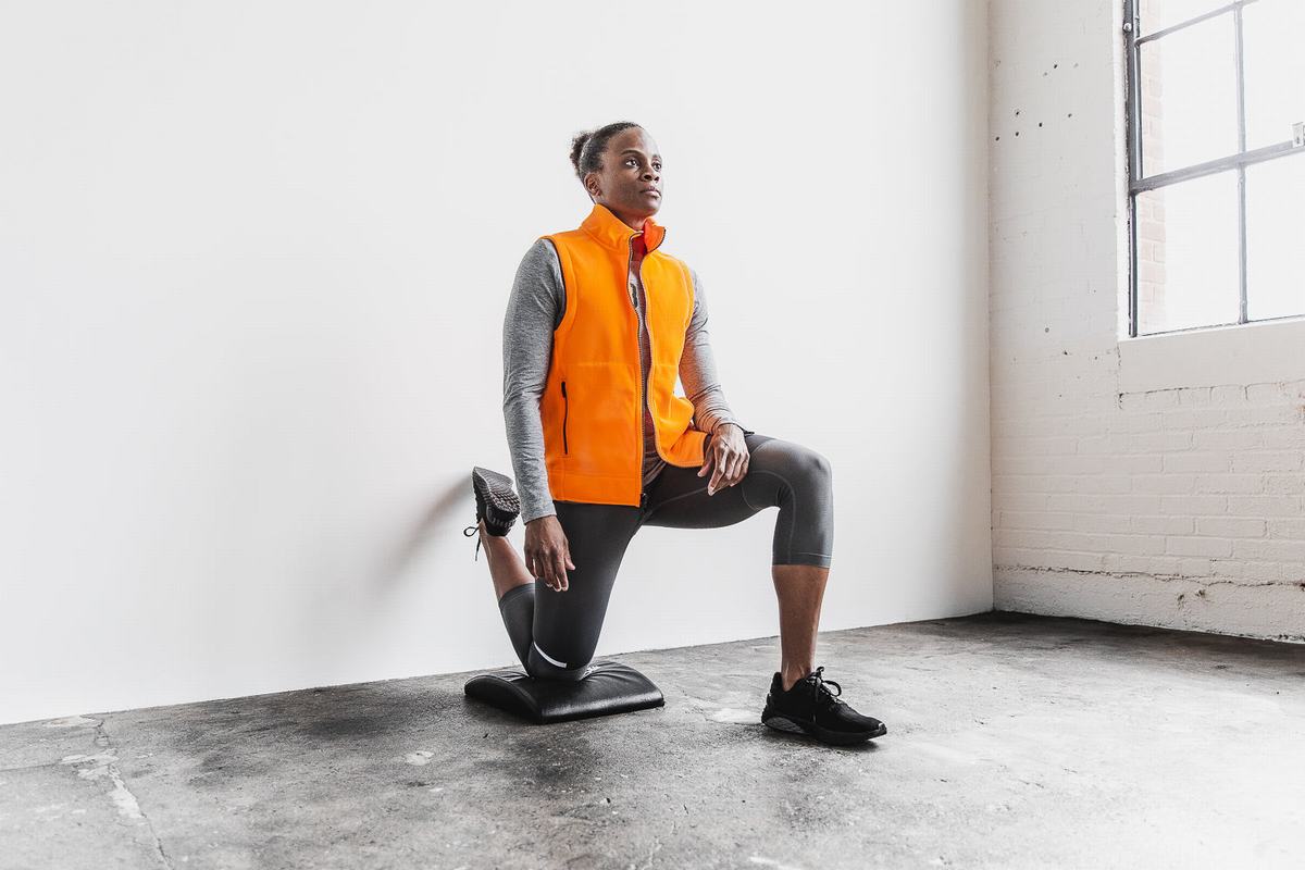 Gilet Nobull Arctic Neon Femme Orange | IQ6703254