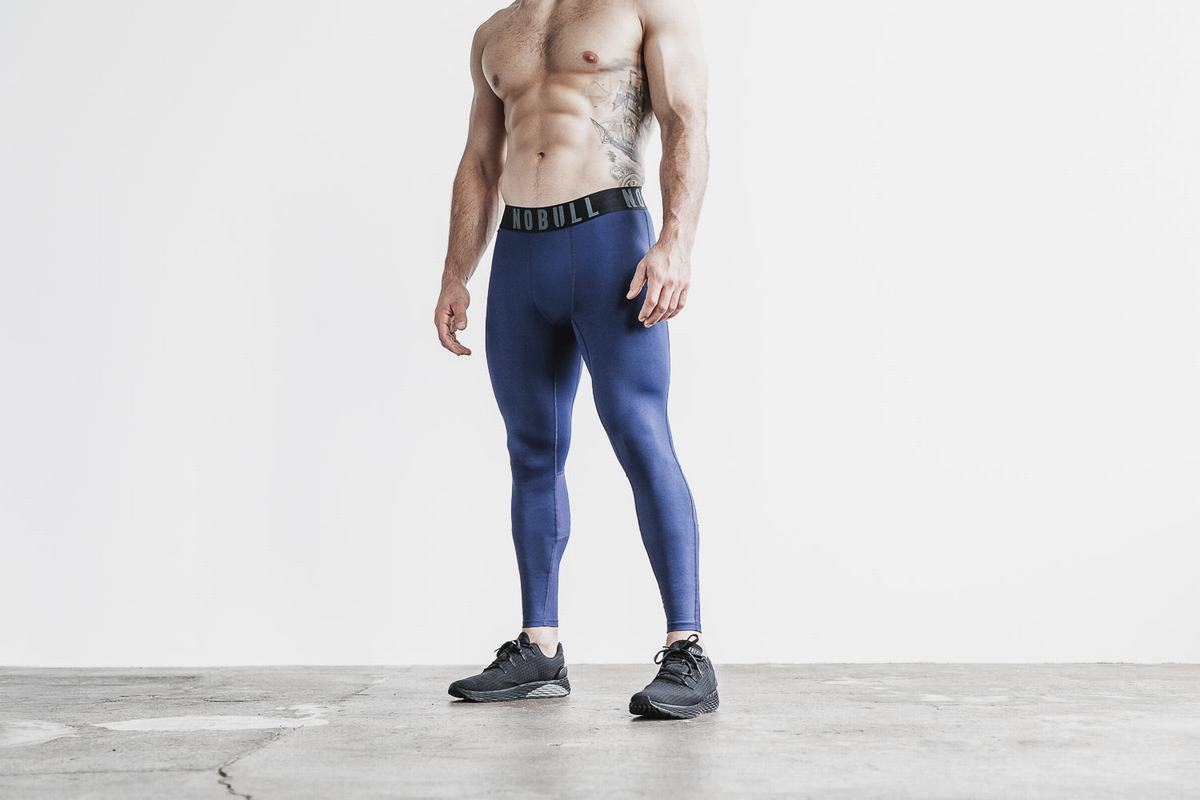 Leggings Nobull Compression Tight Homme Bleu Marine | AG5608143