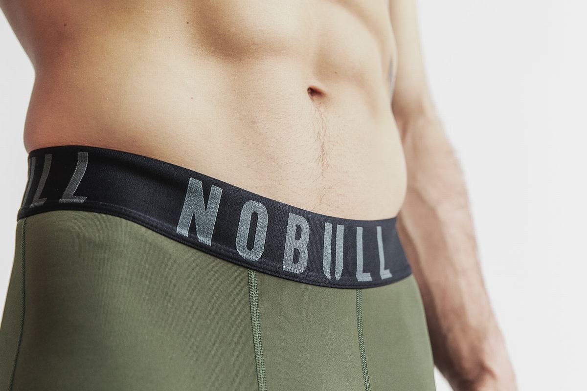Leggings Nobull Compression Tight Homme Vert | UF3641290