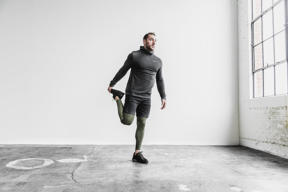 Leggings Nobull Compression Tight Homme Vert | UF3641290