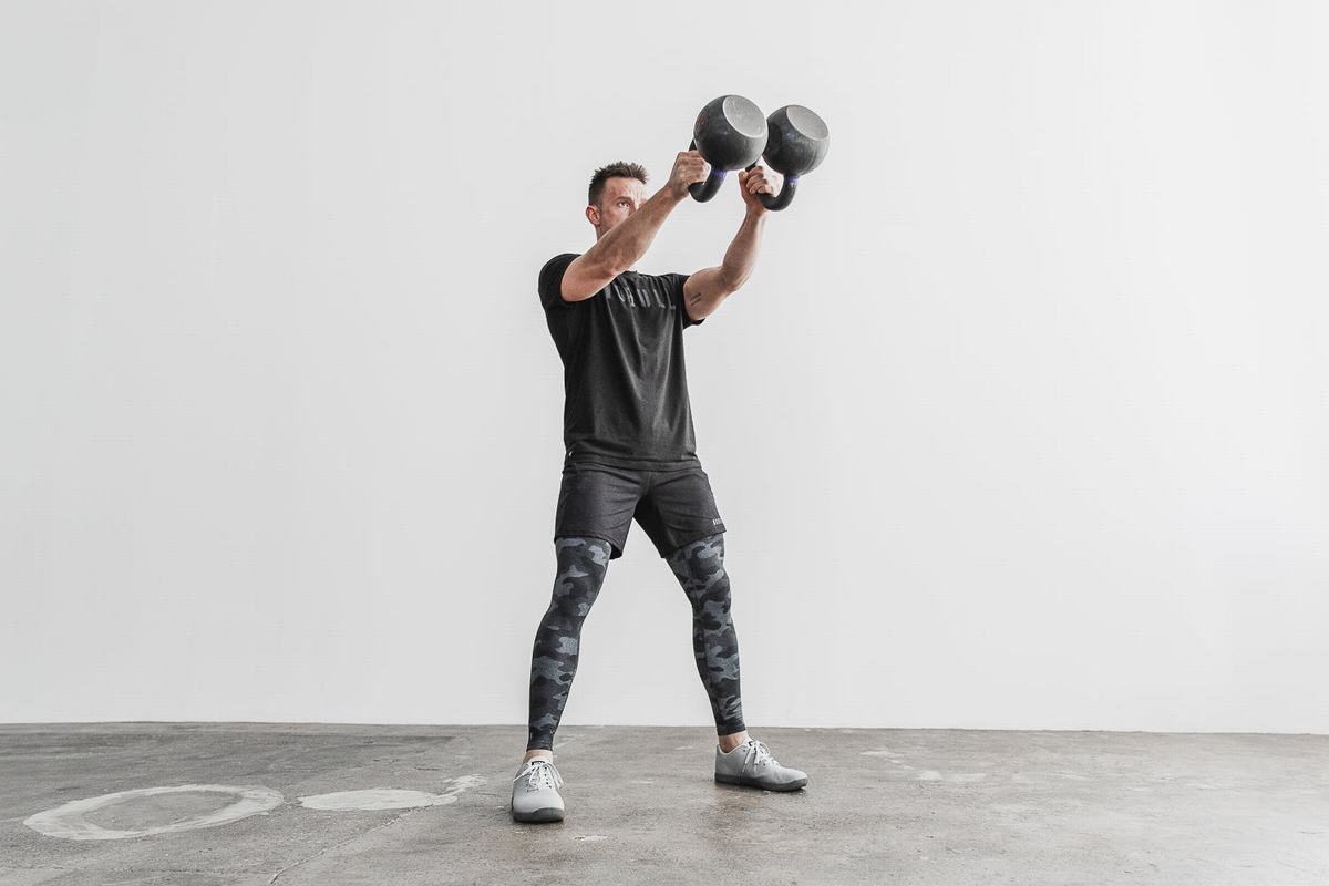 Leggings Nobull Compression Tight Plush Heather Homme Grise Foncé Camouflage | BY7536298