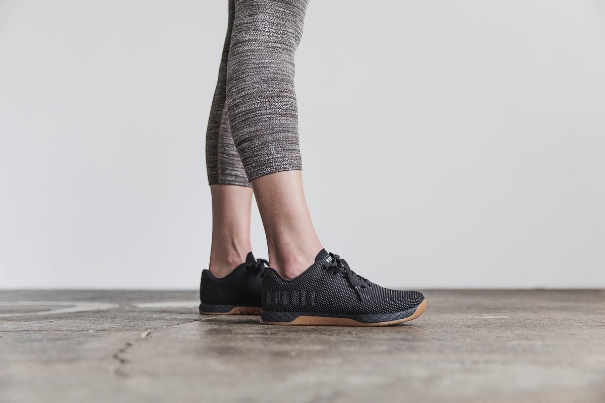Leggings Nobull Crop Melange Femme Grise | KL9023857