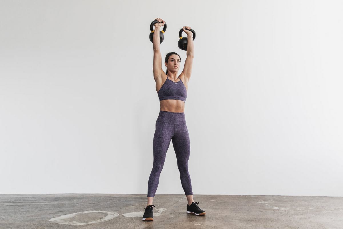 Leggings Nobull High-Rise 7/8 Tight Matte Femme Lavande Foncé | JA0961742
