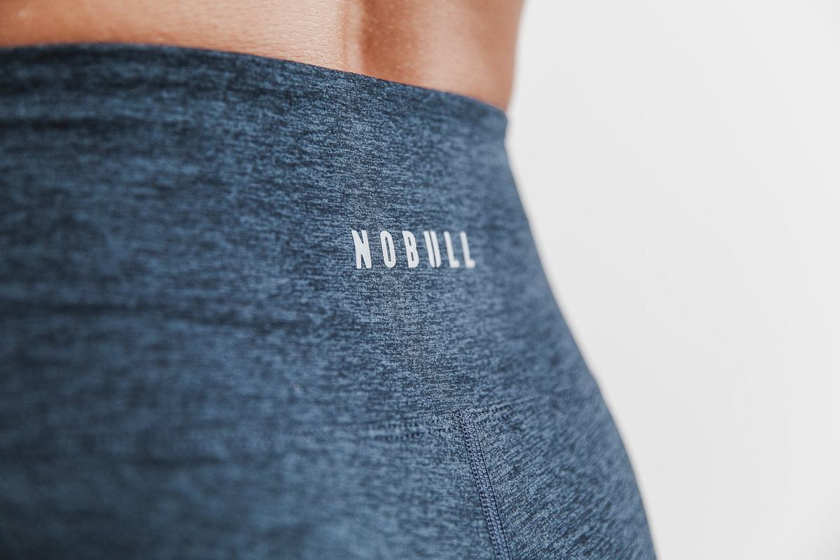 Leggings Nobull High-Rise 7/8 Tight Matte Femme Bleu Foncé | RN3026471